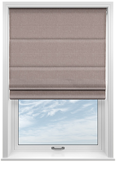 Delicate Chevron, Rusett - Twist&Fit Roman Blind
